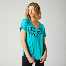 Fox Boundary SS Top Teal футболка женская