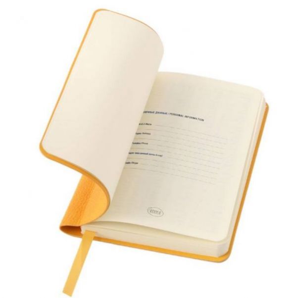 Ежедневники Sally А6 желтый