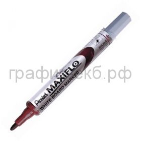 Маркер д/доски коричневый MWL5S-D Maxiflo с подкачкой Pentel