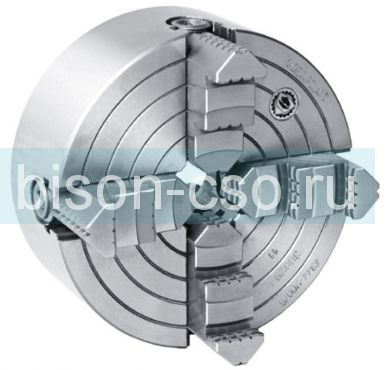 Патрон токарный БИЗОН 4344-315-5  DIN 55029 4-х кулачковый