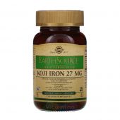 Солгар Koji Iron Железо 27 мг, 30 капс