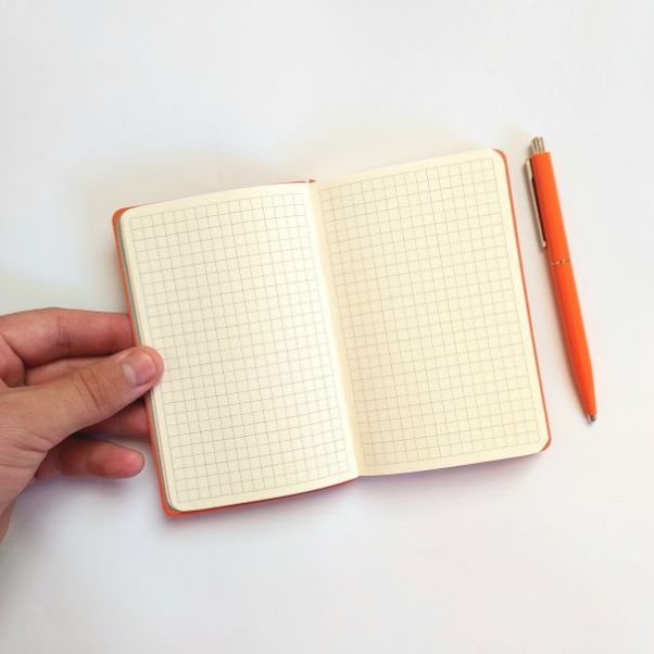 Бизнес-блокнот Funky А6 оранжевый