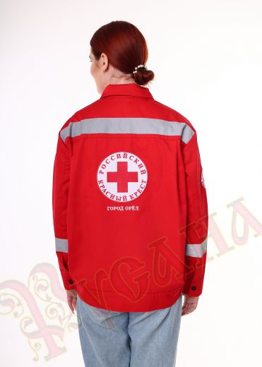 куртка рабочая с вышивкой