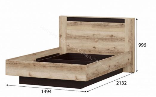 Кровать двойная "Страйп" №3 (1400*2000) с подъемным механизмом