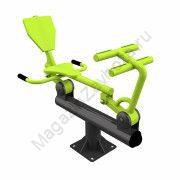 Smart-1016 Уличный тренажер Жим ногами сидя Zavodsporta