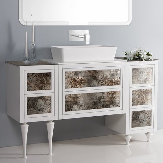 Раковина из искусственного мрамора Cezares Delizia 63х33