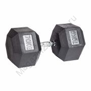 Гантель гексагональная обрезиненная ZSO, 70 кг