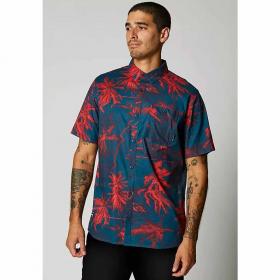 Fox Bad Trip SS Woven Dark Indigo рубашка