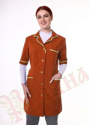 халат продавца терракотовый
