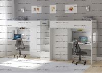 Кровать двухъярусная Легенда АА606-606, два варианта цветов "