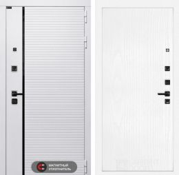 Дверь входная Лабиринт ROYAL 07 Белое дерево