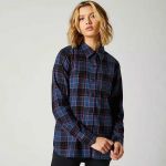 Fox Pines Flannel Dark Indigo рубашка женская