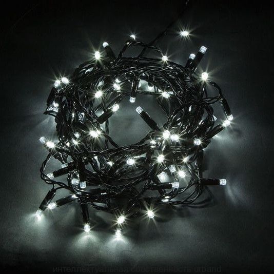 Гирлянда-нить ул. 100LED 5000K 4K 10м., строб эффект