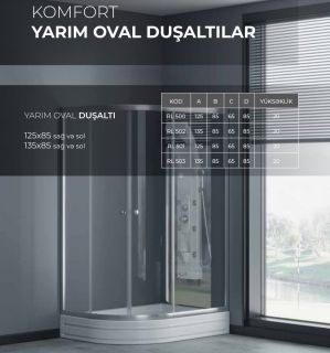 Lavanna | Poddon - Duşaltı olculeri ve qiymetleri