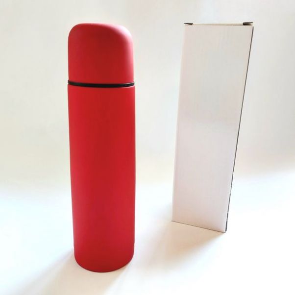 Термос Soft красный