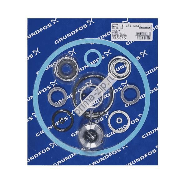 Комплект   уплотнения  Grundfos KIT CR30/60 SHAFT SEAL+GASKET, артикул: 345015
