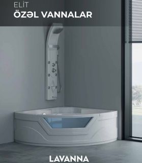 LAVANNA | Özəl Vannalar | Jakuzi Vanna Akvarium 135*135, 145*145 cm