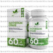 Natural Supp Magnesium Citrate 60 caps