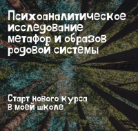 Психоаналитическое исследование метафор и образов родовой системы. Пакет Специалист (Анна Занкович)