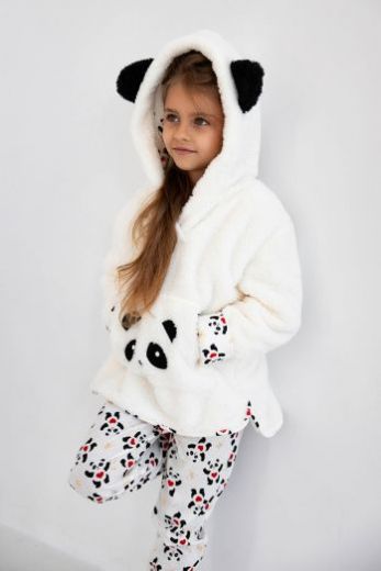 Толстовка детская SENSIS Panda Kids, белый