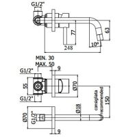 схема Paffoni Light LIG007BO70