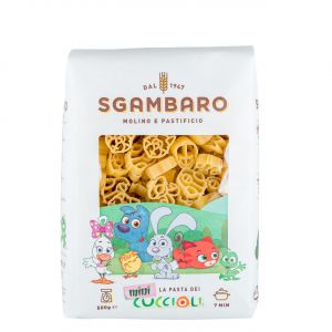 Макароны для детей в форме животных Куччоли Sgambaro Cuccioli 500 г - Италия