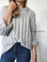 [Вязание] Женский свитер Vertical Stripes (PetiteKnit)