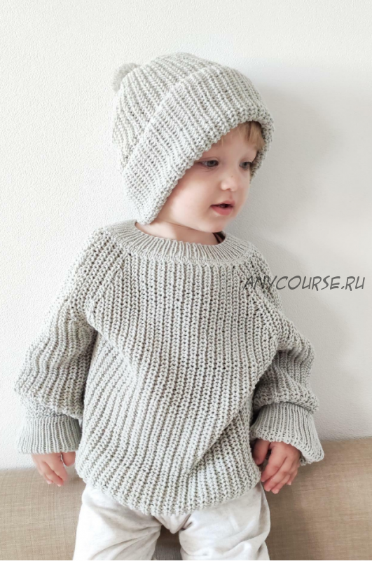 [mimiKnitting] Комплект 'Эллиот'. 2 в 1. Джемпер + шапочка (Наташа Гизамова)