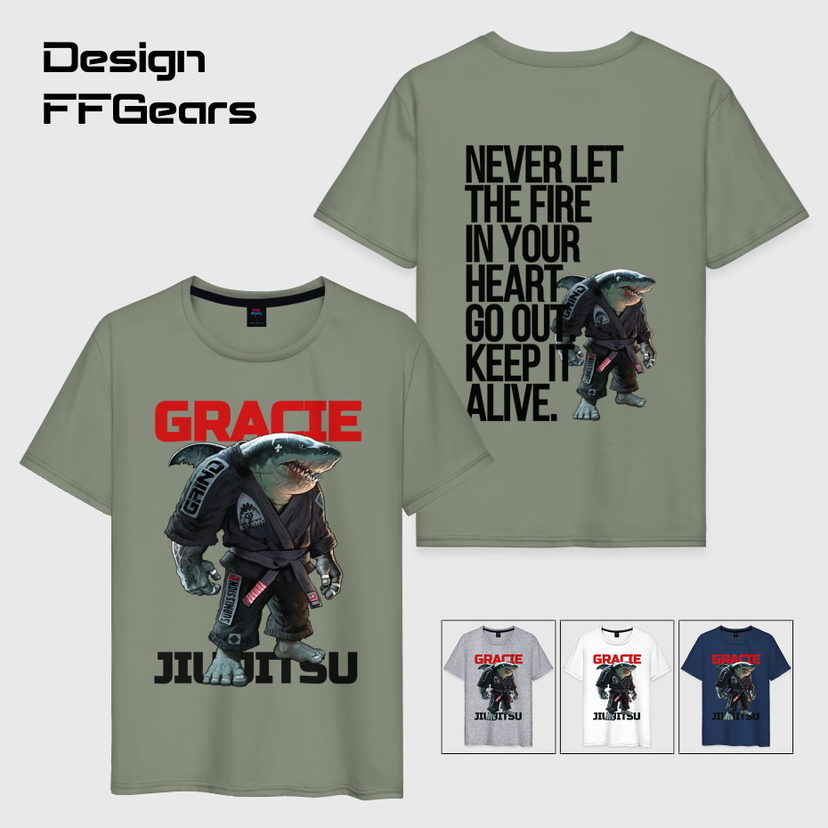 Футболка FFG Jiu Jitsu Shark-V1