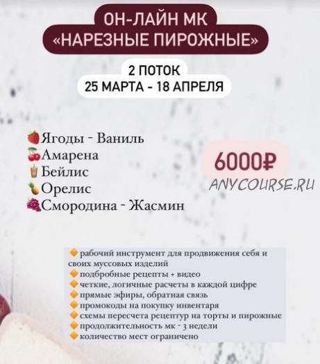 Нарезные муссовые пирожные (zimnyaya_dolci)