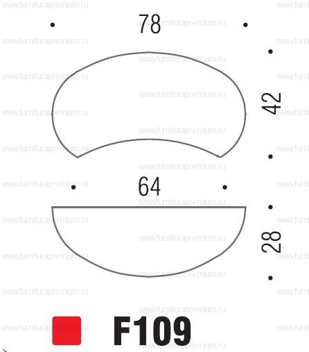 Мебельная ручка-скоба Colombo Design F109