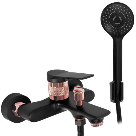 Смеситель для ванны РЕА "VIRAL BLACK ROSE GOLD"