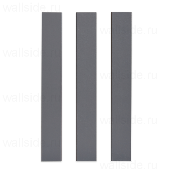 Декоративная рейка Ликорн РП-2.18.2800 тёмно-серая