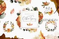 [Сreativemarket] Watercolor Bundle - FREE Updates! (Creativeqube Design )