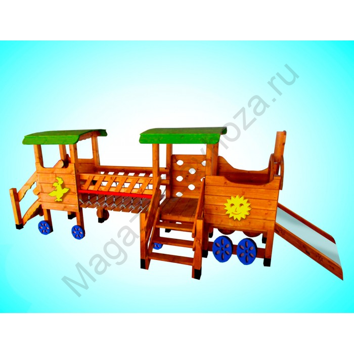 Паровозик с качающимся мостиком