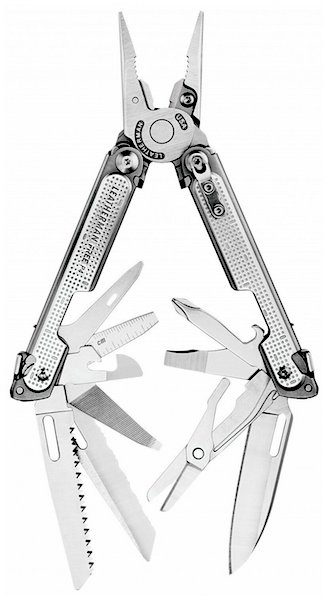 Мультитул пассатижи LEATHERMAN Free P4 (832642) с чехлом