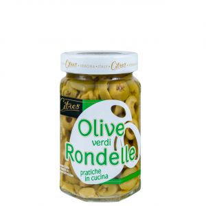 Оливки зеленые без косточек резаные Citres Olive Verdi Rondelle 290 г - Италия