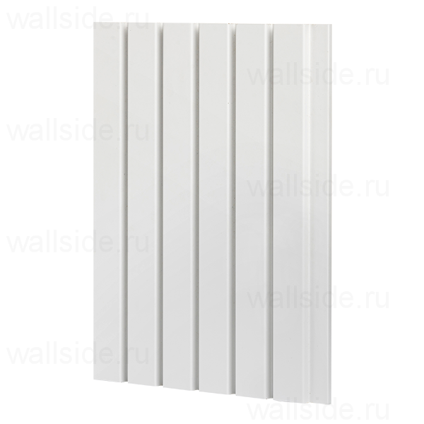 Реечная стеновая панель Ликорн светло-серая