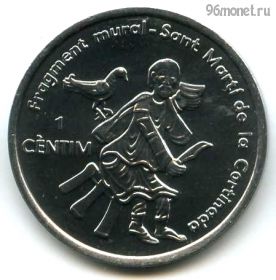 Андорра 1 сантим 2004