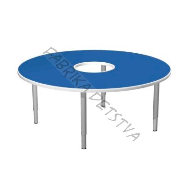 СТОЛ ДЕТСКИЙ ЛДСП РЕГУЛИРУЕМЫЙ 17 (ДИАМ.1100)