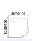 Душевая кабина NARA LIGHT 90/15 МТ