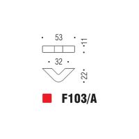 Ручка-скоба Colombo Design F103A схема