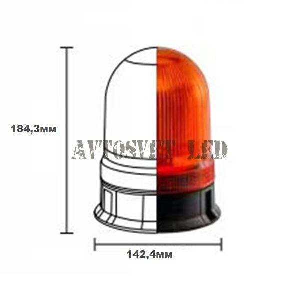 Проблесковый маяк ASM-184