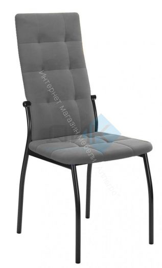 Стул ГАЛС-М каркас черный ткань B22 GREY