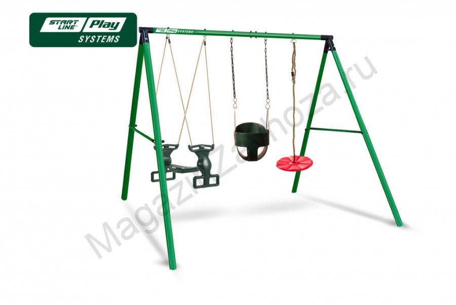 Качели SLP SYSTEMS 3 секции плюс качели двойные плюс диск плюс качели с фиксацией