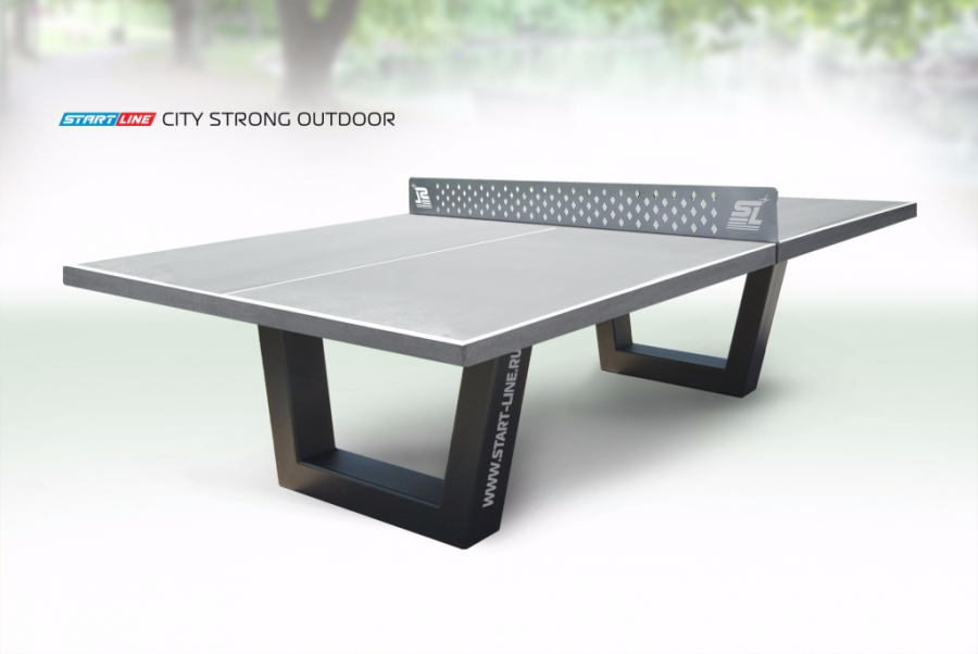 Теннисный стол City Strong Outdoor - бетонный антивандальный теннисный стол