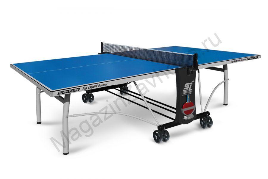 Теннисный стол Top Expert Outdoor - всепогодный топовый теннисный стол. Уникальная система складывания