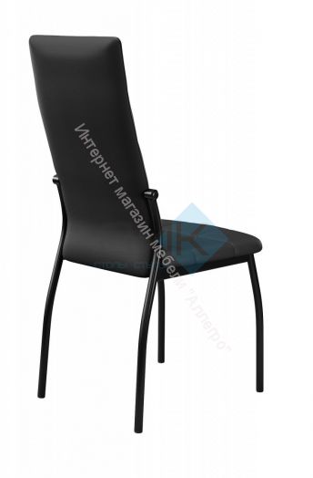 Стул ГАЛС-М каркас черный/кожзам Pegaso черный