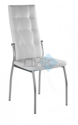 Стул ГАЛС-М каркас хром кожзам Pegaso белый