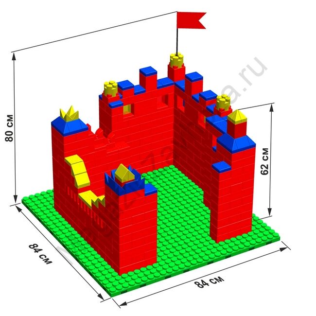 Крепость GB5" M на платформе 28 х 28